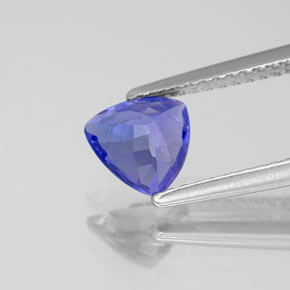 0,95 ctw natürlicher blauer Tansanit, Trillion, VVS