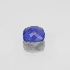 0,91 ctw natürlicher blauer Tansanit, Kissenschliff, VVS
