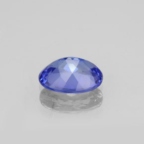 1,30 ctw natürlicher blauer Tansanit, Oval Schliff, VVS