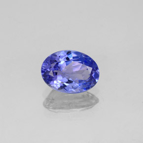 1,20 ctw natürlicher blauer Tansanit, Oval Schliff, VVS-VS