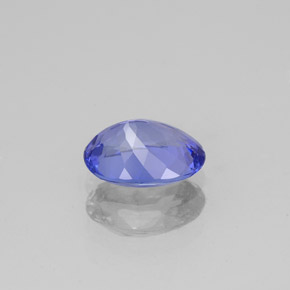 1,20 ctw natürlicher blauer Tansanit, Oval Schliff, VVS-VS