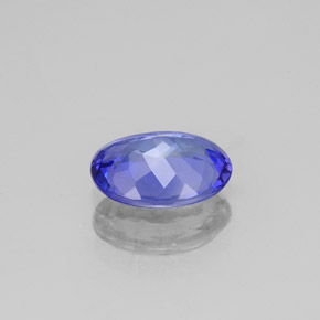 1,26 ctw natürlicher blauer Tansanit, Oval Schliff, VS