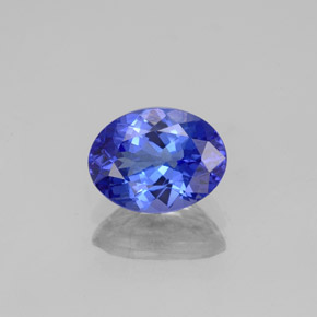 1,45 ctw natürlicher blauer Tansanit, Oval Schliff, VVS