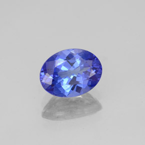 1,45 ctw natürlicher blauer Tansanit, Oval Schliff, VVS
