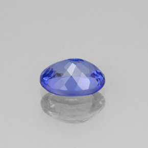 1,45 ctw natürlicher blauer Tansanit, Oval Schliff, VVS