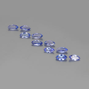 3,37 ct natürliche blauer Tansanit-Edelsteine, Marquise, VS-SI