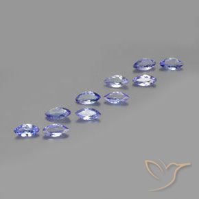 3.12 ct natürliche Intensives Blau Tansanit-Edelsteine, Marquise, VS-SI