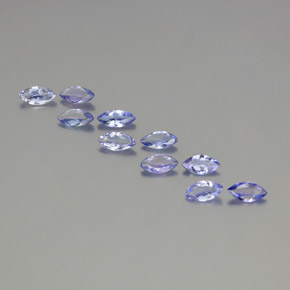 3.28 ct natürliche Intensives Violettblau Tansanit-Edelsteine, Marquise, VS-SI