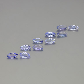 3.28 ct natürliche Intensives Violettblau Tansanit-Edelsteine, Marquise, VS-SI