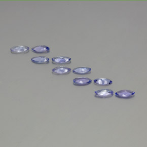 3.28 ct natürliche Intensives Violettblau Tansanit-Edelsteine, Marquise, VS-SI