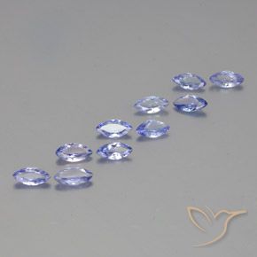 2.97 ct natürliche violett-blau Tansanit-Edelsteine, Marquise, VS-SI