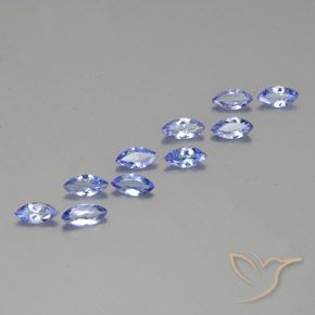 3.08 ct natürliche Elektrisches Blau Tansanit-Edelsteine, Marquise, VS-SI