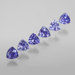  ct natürliche blauer Tansanit-Edelsteine, Trillion, VVS-VS