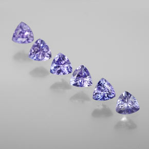  ct natürliche blauer Tansanit-Edelsteine, Trillion, VVS-VS