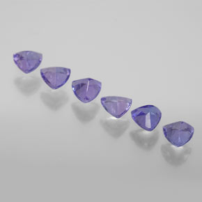  ct natürliche blauer Tansanit-Edelsteine, Trillion, VVS-VS