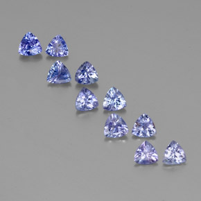 3,59 ct natürliche blauer Tansanit-Edelsteine, Trillion, VS