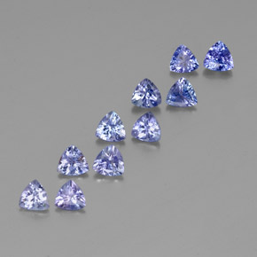 3,59 ct natürliche blauer Tansanit-Edelsteine, Trillion, VS