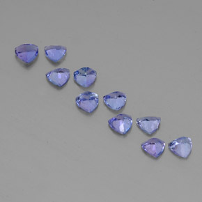 3,59 ct natürliche blauer Tansanit-Edelsteine, Trillion, VS