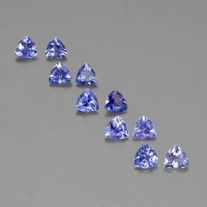  ct natürliche blauer Tansanit-Edelsteine, Trillion, VS