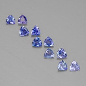  ct natürliche blauer Tansanit-Edelsteine, Trillion, VS