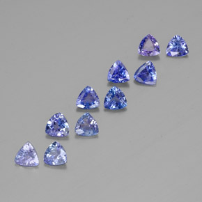  ct natürliche blauer Tansanit-Edelsteine, Trillion, VS