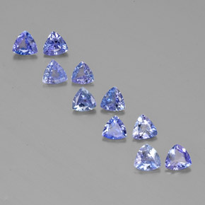  ct natürliche blauer Tansanit-Edelsteine, Trillion, VS