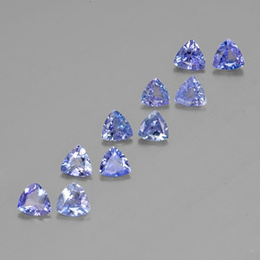  ct natürliche blauer Tansanit-Edelsteine, Trillion, VS