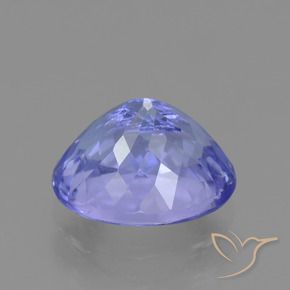 9,17 ctw natürlicher Intensives Violettblau Tansanit, Oval, VVS-VS