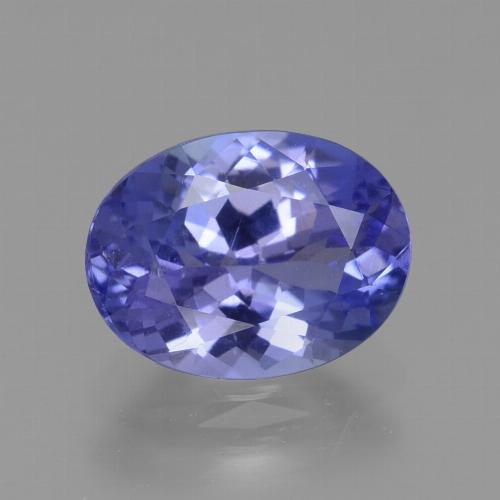 1,89 ctw natürlicher blauer Tansanit, Oval Schliff, VVS-VS