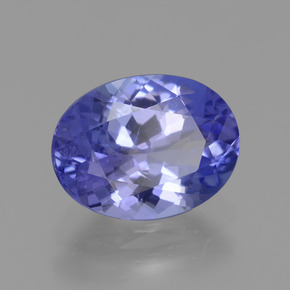1,89 ctw natürlicher blauer Tansanit, Oval Schliff, VVS-VS