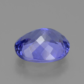 2,08 ctw natürlicher blauer Tansanit, Oval Schliff, VS