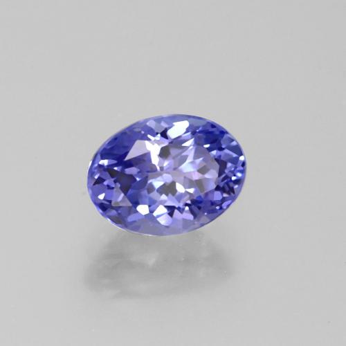 1,36 ctw natürlicher blauer Tansanit, Oval Schliff, VS