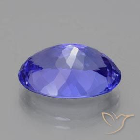 9,17 ctw natürlicher Intensives Violettblau Tansanit, Oval, VVS