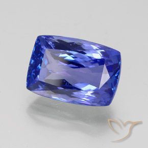 9,17 ctw natürlicher violett-blau Tansanit, Kissen, VS