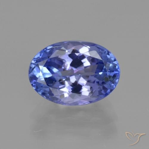 3,22 ctw natürlicher blauer Tansanit, Oval Schliff, VVS