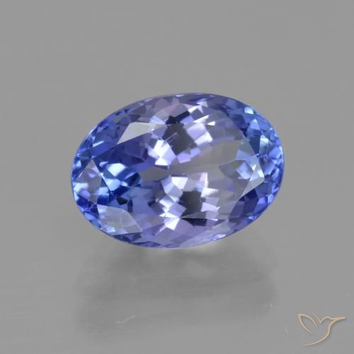 3,22 ctw natürlicher blauer Tansanit, Oval Schliff, VVS