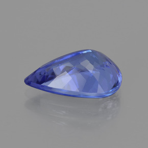 3,07 ctw natürlicher blauer Tansanit, Birnenform, VVS
