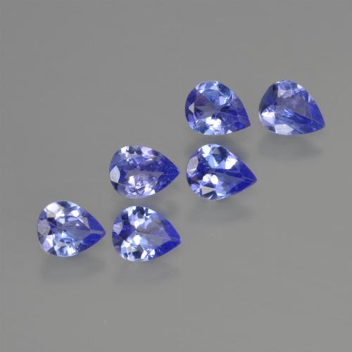 1,48 ct natürliche blauer Tansanit-Edelsteine, Birnenform, VS