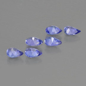 1,48 ct natürliche blauer Tansanit-Edelsteine, Birnenform, VS