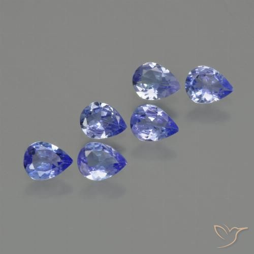 1.38ctw Natürlicher Mittleres Marineblau Tansanit, Birnenform, VS