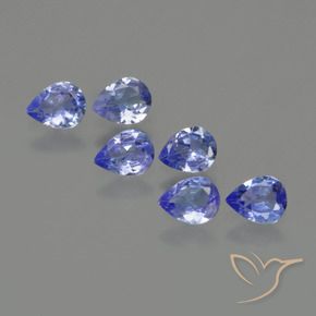 1.38 ct natürliche Mittleres Marineblau Tansanit-Edelsteine, Birnenform, VS