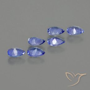 1.38 ct natürliche Mittleres Marineblau Tansanit-Edelsteine, Birnenform, VS