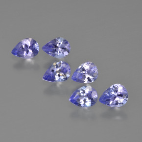 1,72 ct natürliche blauer Tansanit-Edelsteine, Birnenform, VS