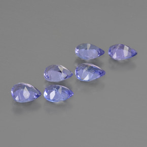 1,72 ct natürliche blauer Tansanit-Edelsteine, Birnenform, VS