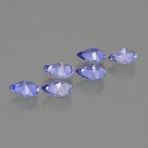 1,64 ct natürliche blauer Tansanit-Edelsteine, Birnenform, VS