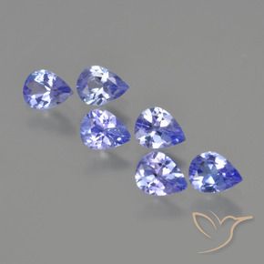 1.77 ct natürliche tiefblau Tansanit-Edelsteine, Birnenform, VS