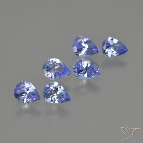 1.48ctw Natürlicher tiefblau Tansanit, Birnenform, VS