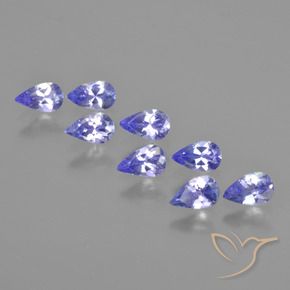 1.78 ct natürliche Elektrisches Blau Tansanit-Edelsteine, Birnenform, VVS-VS