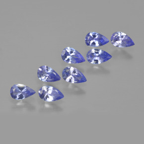 1,97 ct natürliche blauer Tansanit-Edelsteine, Birnenform, VVS-VS