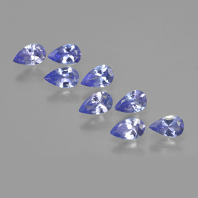 1,97 ct natürliche blauer Tansanit-Edelsteine, Birnenform, VVS-VS